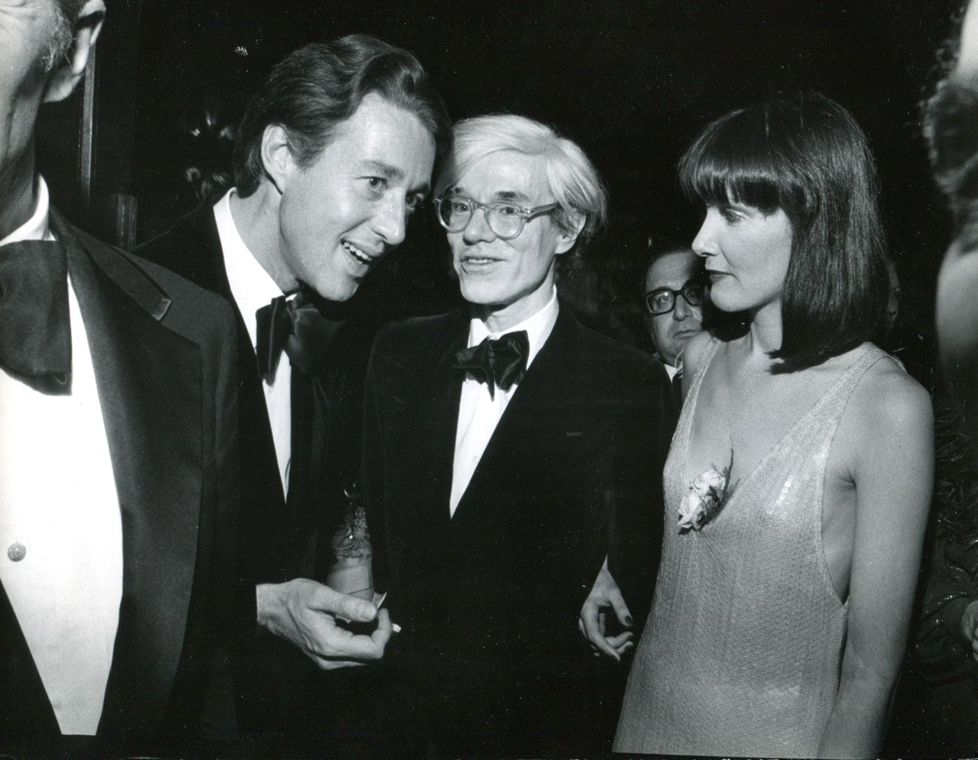 Halston with Andy Warhol
