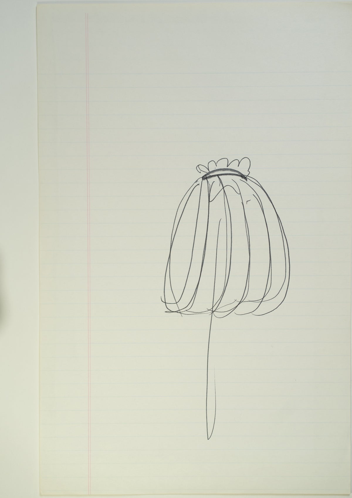 Original Halston pen sketch, product number 00271